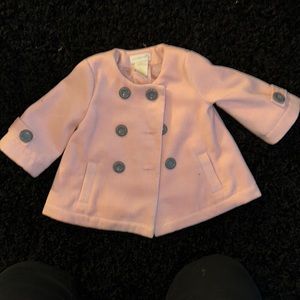 Pink peacoat
